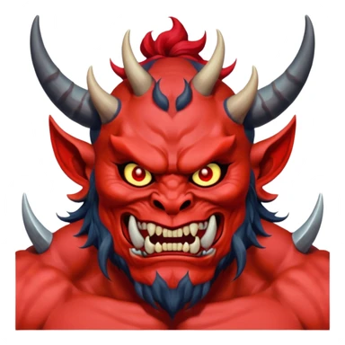 demonio japones sticker