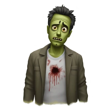 joey tribbiani zombie sticker