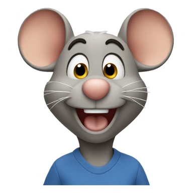 jerry mouse waving sticker