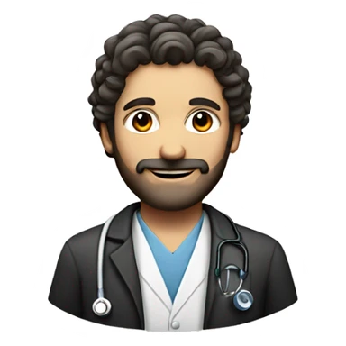 Jewish Doctor wearing yamaka  sticker