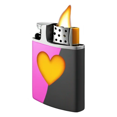 briquet en cœur  sticker
