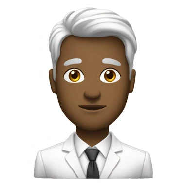 Buiness couleur peau blanc sticker