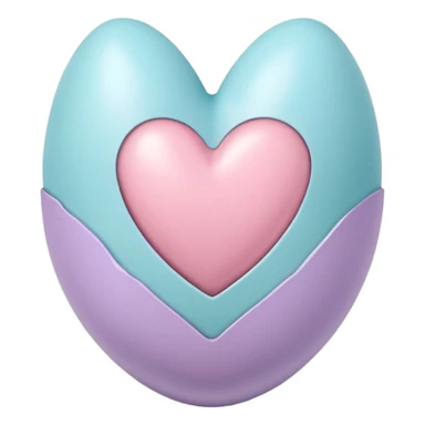 easter egg heart sticker