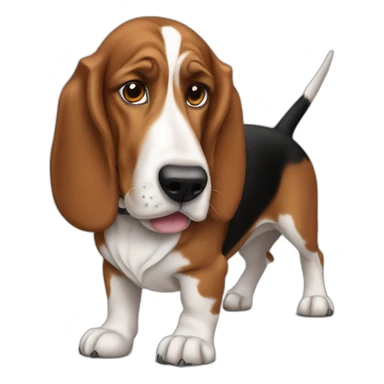 Jonathan Toews as a basset hound sticker