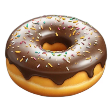 Donuts qui regarde un téléphone  sticker