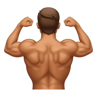 back muscle sticker