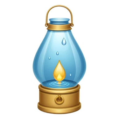 Water Lantern more water drop inside lantern sticker