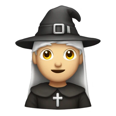 white pilgrim sticker