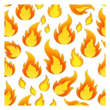 Schreiben mit feuer sticker