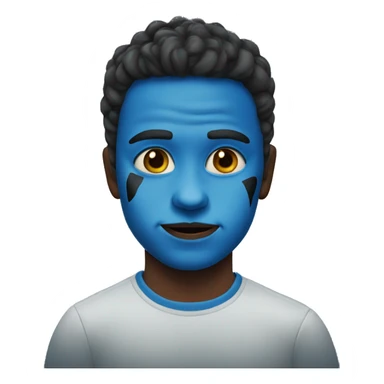 brave hear film with blue face paint sticker