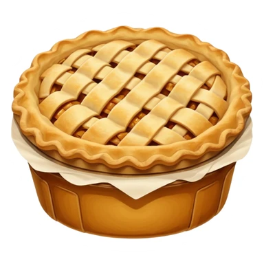 Apple pie in sleeve sticker