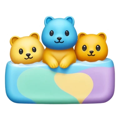 animal shaped soap sticker
