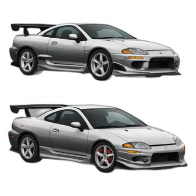 Paul walker mitsubishi eclipse sticker