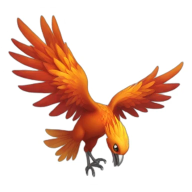 phoenix bird sticker