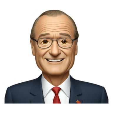 Jacques chirac sticker