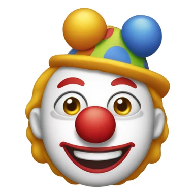clown drole sticker