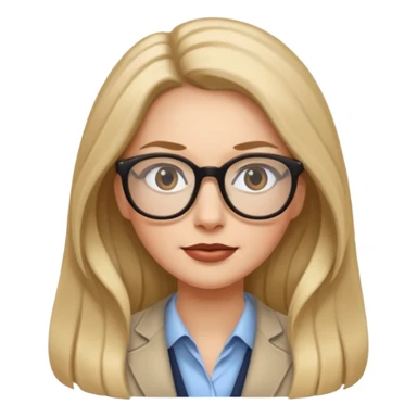 cewe rambut panjang ambis yang pake kacamata sticker