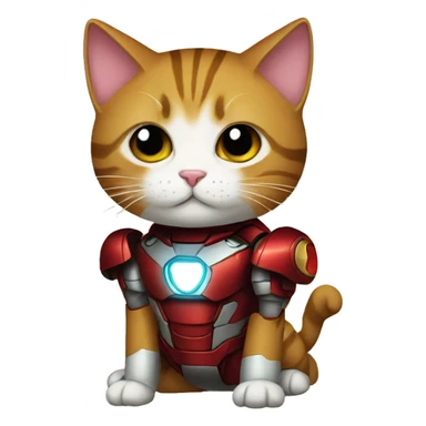Iron man Cat sticker
