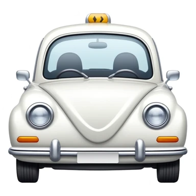 Voiture blanche  sticker