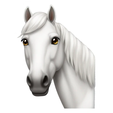 Cavalo branco de asas sticker