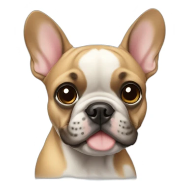 French bulldog fawn sticker