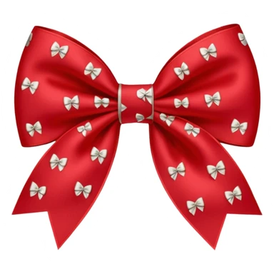 Bow with Dior pattern on it sticker