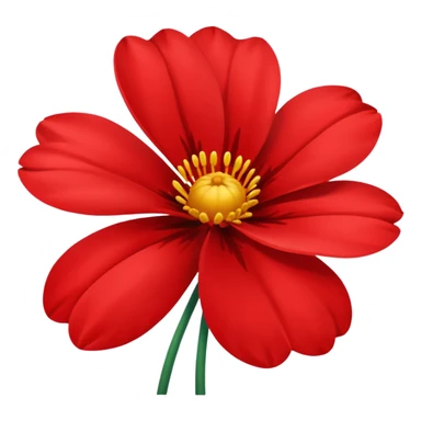 Solid colour flower png  sticker