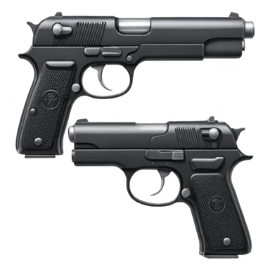 2 guns sticker