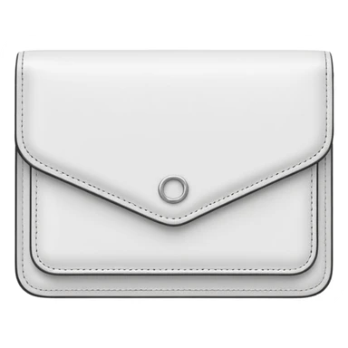 white wallet sticker