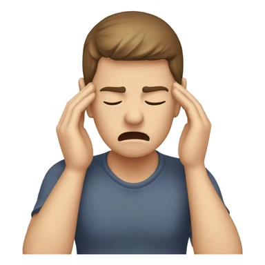 Migraine pain sticker