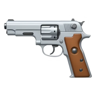 Un persona Blanco una gora de lado y una pistola sticker