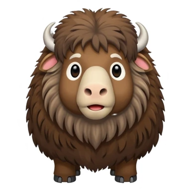 musk ox sticker