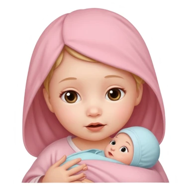 new born baby gỉrl sticker