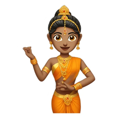 Bharathanatyam sticker