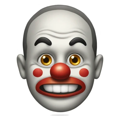 bank check, banking check from a bank with a clown's face sticker