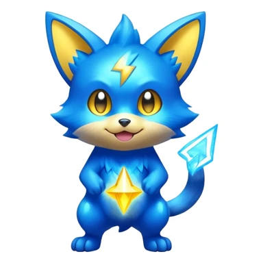  Glorious Shiny Sparkly Shinx-Electrike-Fakémon-creature sticker