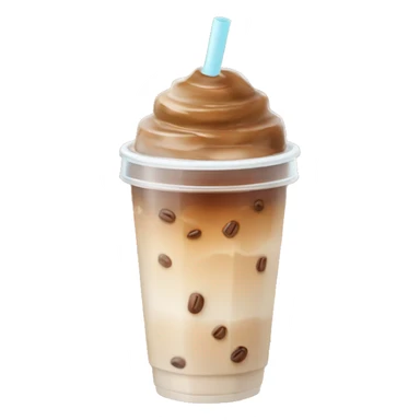 Aesthetic iced coffee sticker