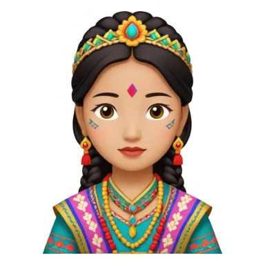 Gurung dress girl sticker