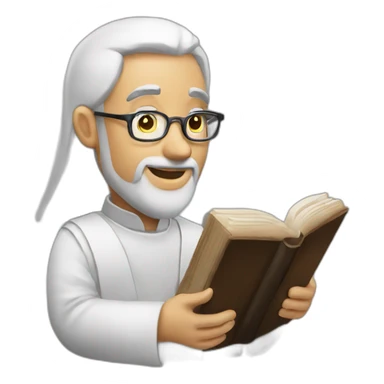 Priest bible sticker