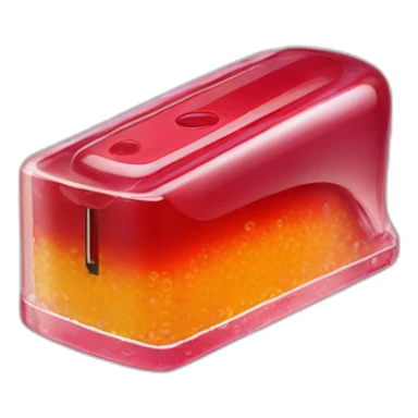 stapler in jello sticker