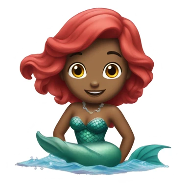 little mermaid sticker