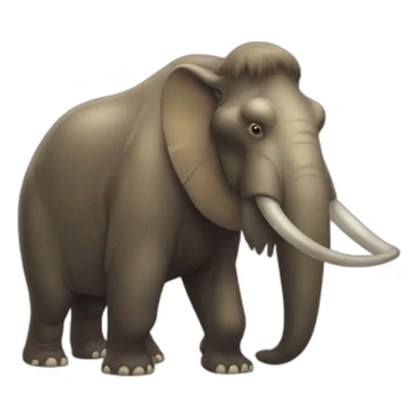 Mammouth qui mange un mammouth sticker