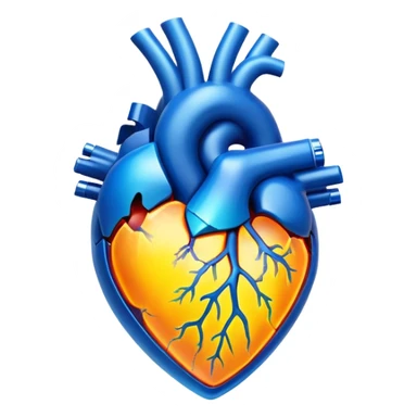 plasma heart sticker