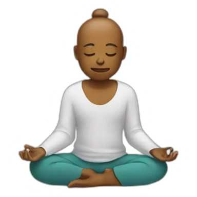 meditate sticker
