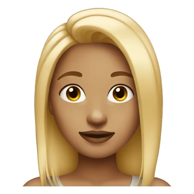 Blonde female with piercings sticker