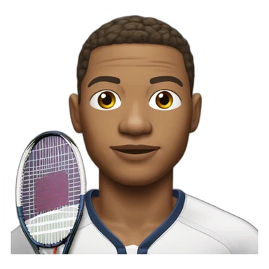 Mbappé en tennisman sticker