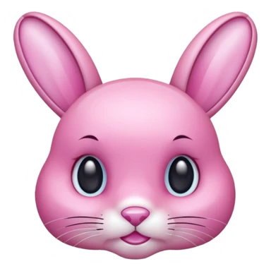  crystallized bunny pink sticker