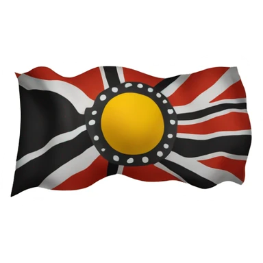 Aboriginal Australian flag  sticker