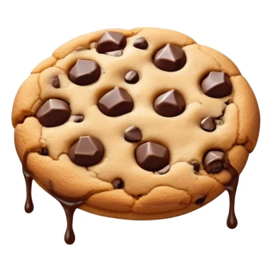 Chocolate chip cookie sticker