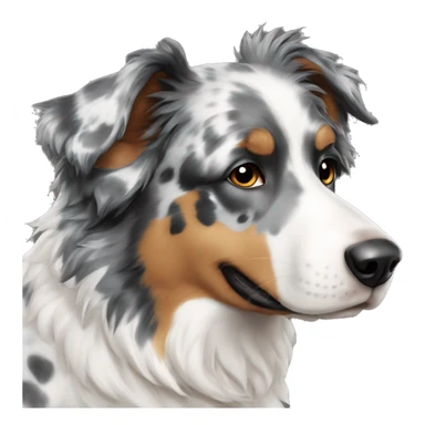 Berger australien bleu merle sticker